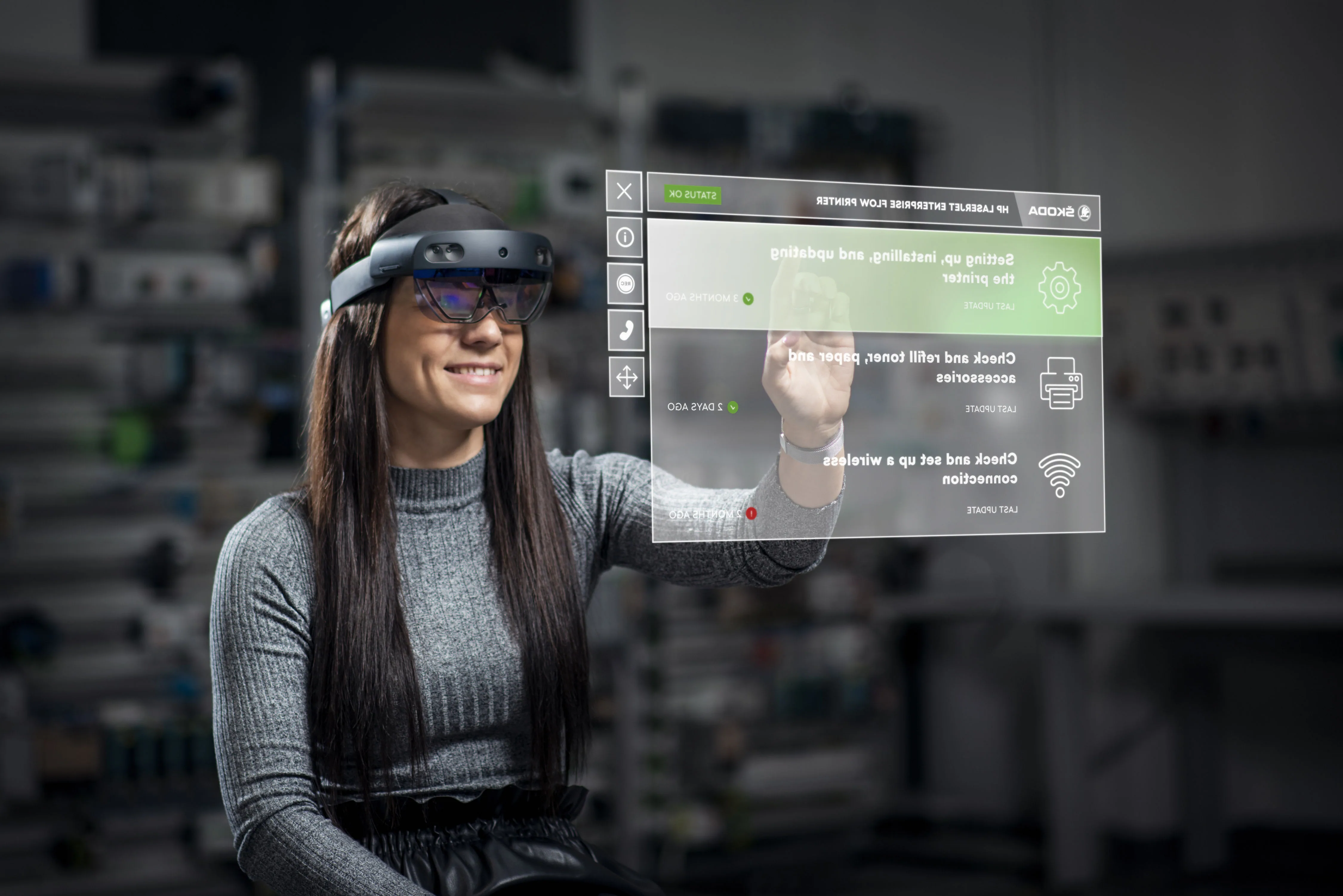 Augumented reality goggles. Technologies of the future