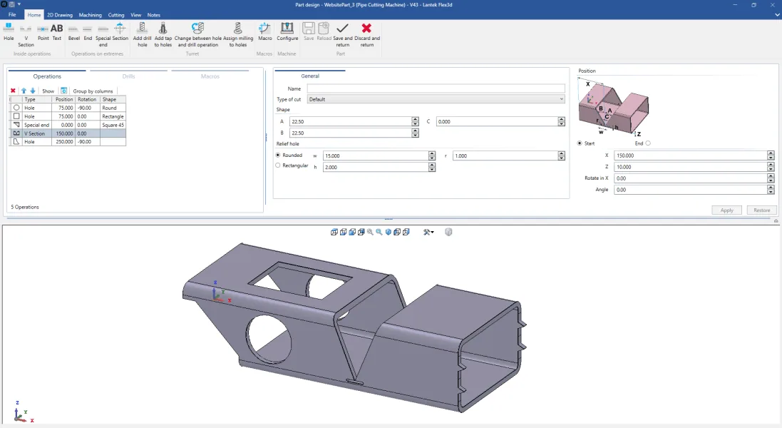 Lantek Flex3D Steelwork Lantek Flex3D Steelwork